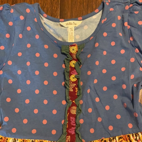 Matilda Jane Blue and Yellow Kids Casual Dress - Picture 2 of 6